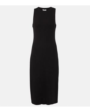 Vince Midikleid Aus Jersey - Schwarz