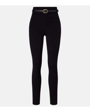 Self-Portrait High-Rise Leggings - Blau