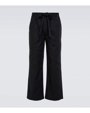 Commas Pantalon De Survetement En Coton - Noir