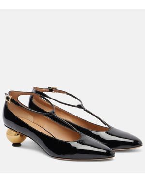 Ferragamo Pumps Tania 40 Aus Lackleder - Braun