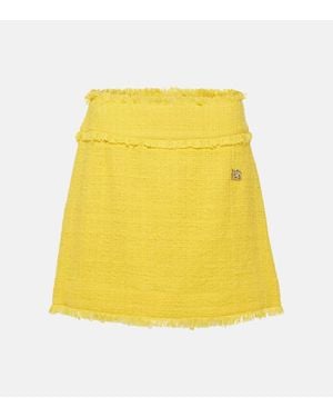 Dolce & Gabbana Giallo Minonkirt di miscela di cotone