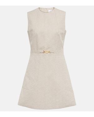 Patou Minikleid Aus Baumwolle - Natur
