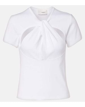 【関税込み】Coperni ブラック Cut-Out ベビーTシャツ Coperni T-shirts for Women | Online Sale up to 50% off | Lyst