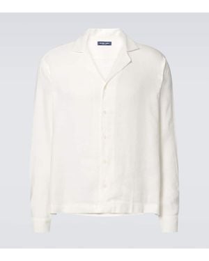Frescobol Carioca Safra Linen-Blend Shirt - White
