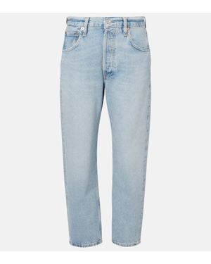 Citizens of Humanity Jeans Wislow Cropped Straight Jeans - Blue