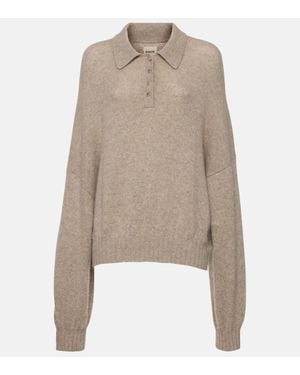 KHAITE Polo Rene - Neutro