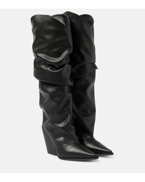 Alexandre Vauthier Stiefel Aus Lederimitat - Schwarz