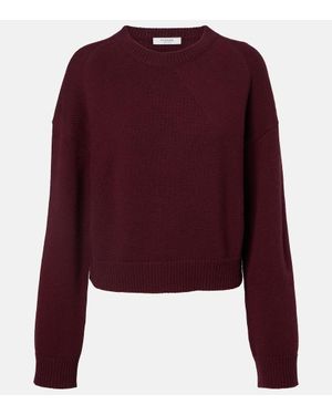 FFORME Marcela Cropped Wool And Cashmere Jumper - Red