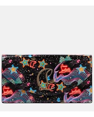 Christian Louboutin Loubi54 Patent Leather Clutch - Red