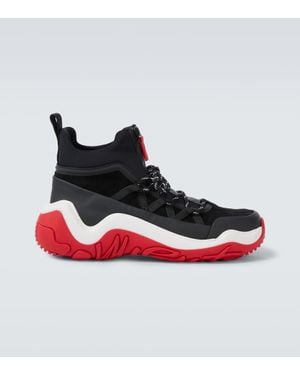 Christian Louboutin Anapur Leather Trainers - Red