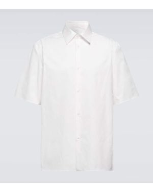 The Row Patrick Cotton Poplin Shirt - White