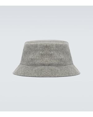 Loro Piana Cityleisure Cashmere Bucket Hat - Grey