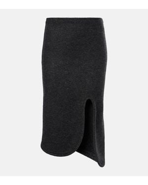 Victoria Beckham Padded Skirt With Tube Detail - Black
