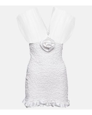 Alessandra Rich Mini Dress - White