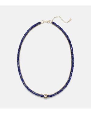 Sydney Evan 14Kt Necklace With Lapis Lazuli And Diamonds - Blue