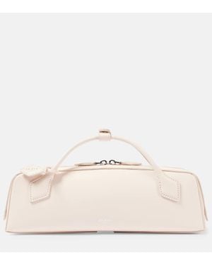 Alaïa Clutch Le Teckel Aus Leder - Natur