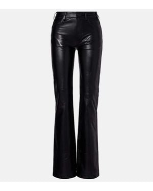 Nili Lotan Joan Leather Trousers - Blue
