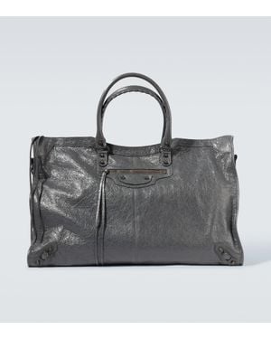 Balenciaga Le City Leather Duffel Bag - Black