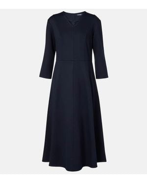 Max Mara Orione Midi Dress - Blue