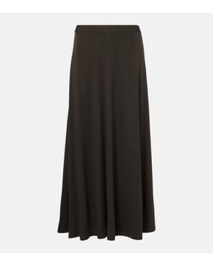 TOTEME Jersey Maxi Skirt - Black