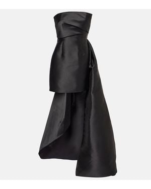 Solace London Meyer Satin Minidress - Black