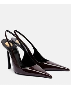 Saint Laurent Slingback-Pumps Vendome 110 Aus Leder - Schwarz