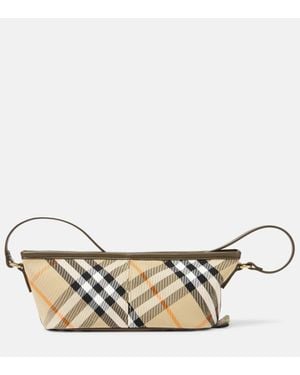 Burberry Borsa A Spalla Check - Metallizzato