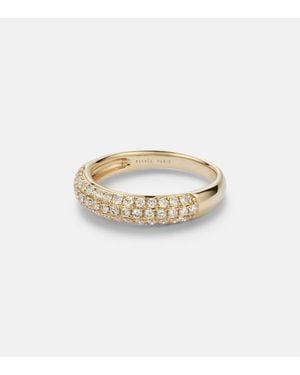 PERSÉE Ring Aus 18Kt Gelbgold Mit Diamanten - Weiß