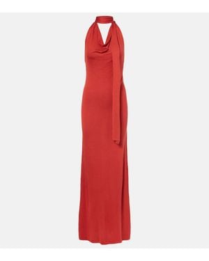 AYA MUSE Robe Aus Jersey - Rot