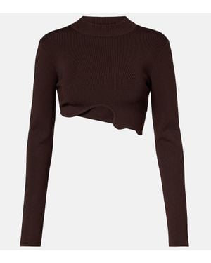 Christopher Esber Cropped-Top - Braun