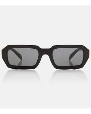 Prada Eckige Sonnenbrille - Braun