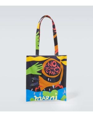 Marni X No Vacancy Inn Tote Aus Canvas - Weiß