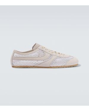 Dries Van Noten Sneakers Con Suede - Bianco
