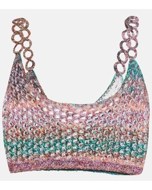 Chloé Top Sujetador De Lana - Rosa