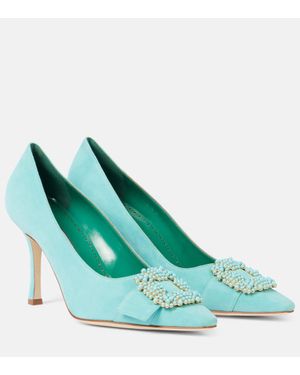 Manolo Blahnik Pumps Giboa - Verde