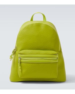 Gucci Edge Gg Medium Backpack - Yellow