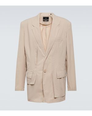 Y-3 Blazer Aus Baumwolle - Natur
