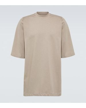 Rick Owens T-Shirt Jump Aus Baumwoll-Jersey - Natur