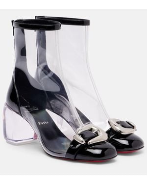 Christian Louboutin Minny Bubble Booty 70 Ankle Boots - Black