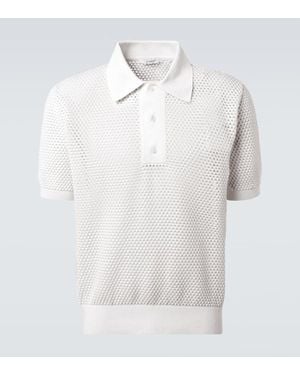 Givenchy Polohemd Aus Einem Baumwollgemisch - Weiß