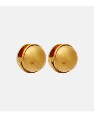 Alaïa Boucles D'Oreilles Sphere - Métallisé