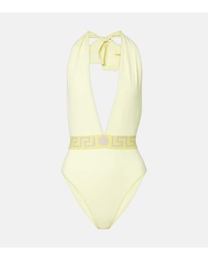 Versace Costume Intero Greca - Giallo