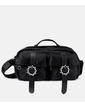 Simone Rocha Lace Up Military Backpack - Black