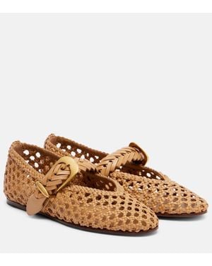 Zimmermann Ballerinas Helix Aus Leder - Braun