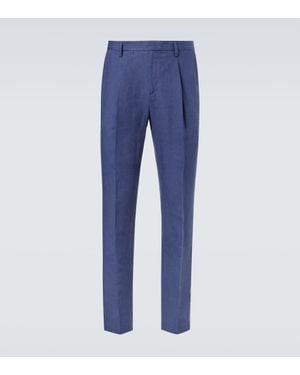Sunspel Pantaloni Regular - Blu