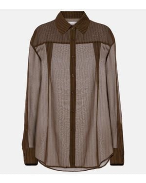 Frankie Shop Hemd Peri - Braun