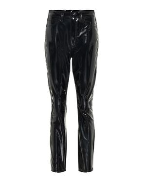 Rag & Bone Enge Jeans Aus Vinyl - Schwarz