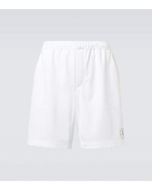 Brunello Cucinelli Shorts Aus Baumwoll-Jersey - Weiß