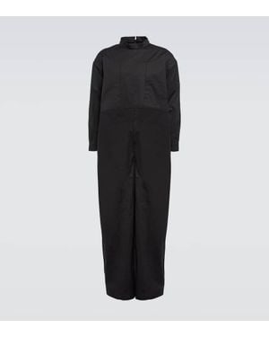 Rick Owens Tommy Belted Cotton-Blend Jumpsuit - Black