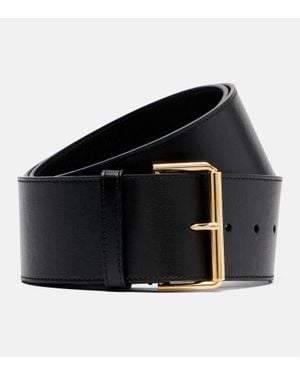 Givenchy Voyou 60 Leather Belt - Black